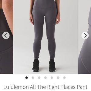 Lululemon all the right places dark carbon